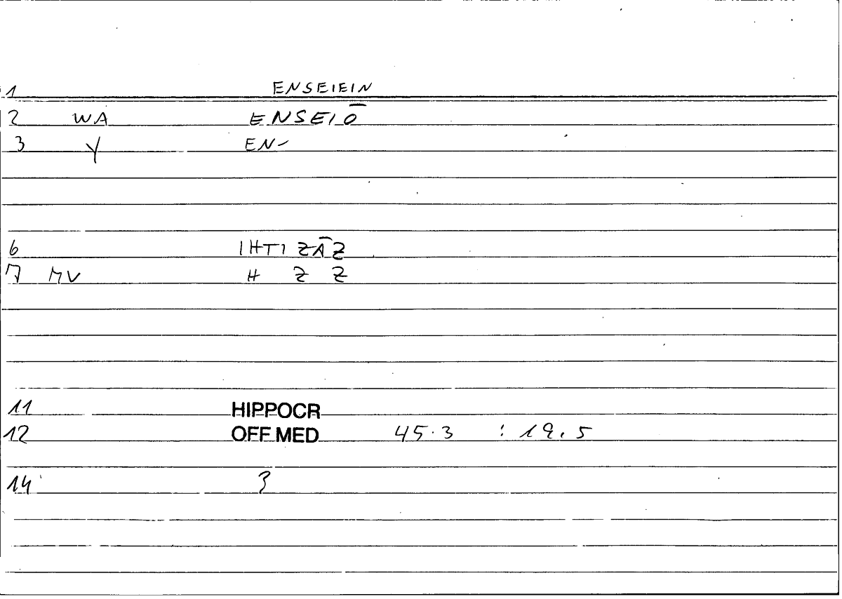 Filecard Hippocr.Off-med.0790