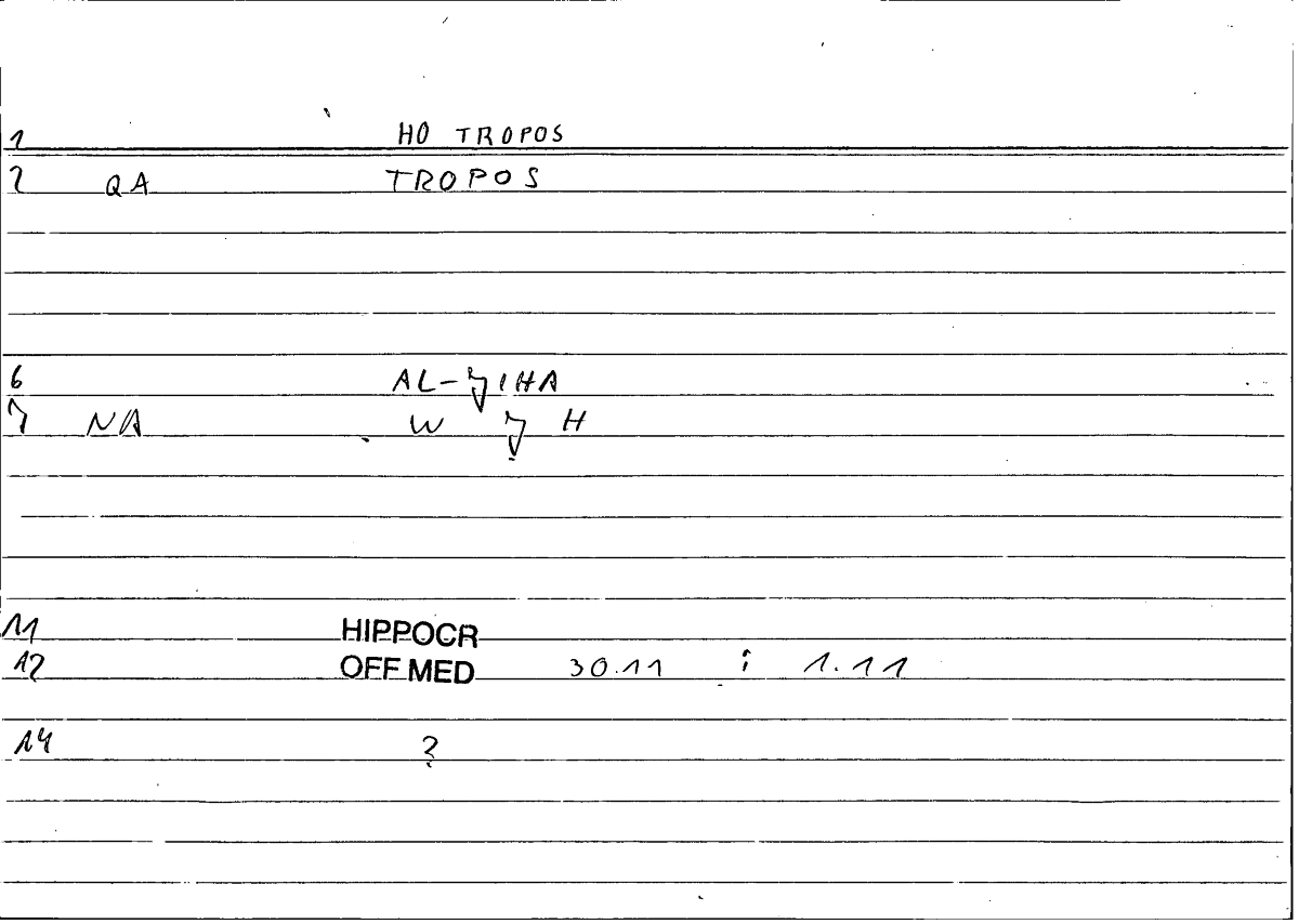 Filecard Hippocr.Off-med.0803
