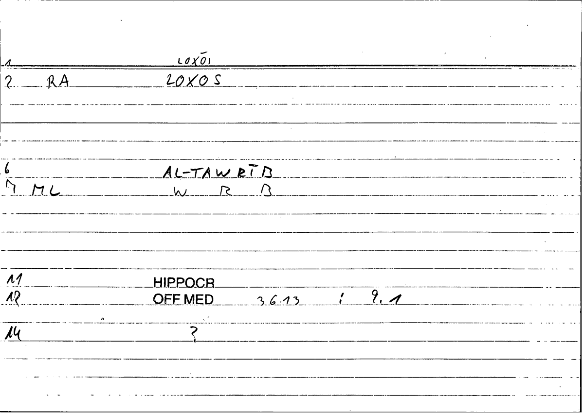 Filecard Hippocr.Off-med.0812