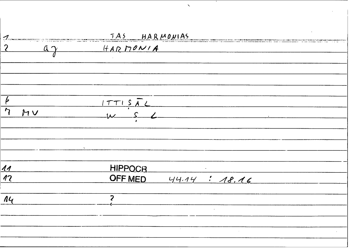 Filecard Hippocr.Off-med.0827
