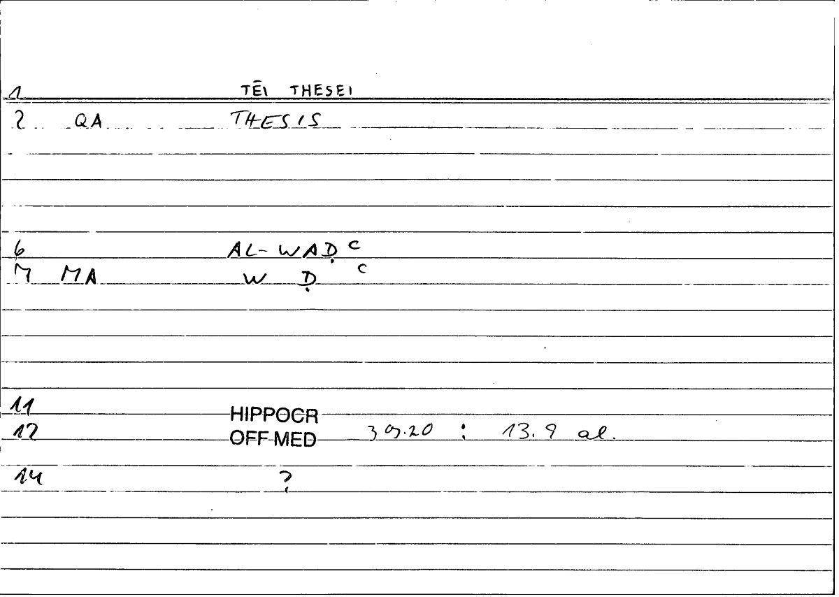 Filecard Hippocr.Off-med.0837