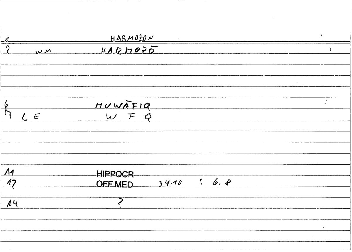 Filecard Hippocr.Off-med.0841