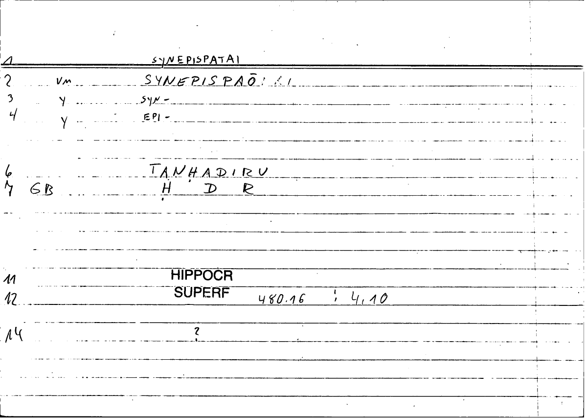 Filecard Hippocr.Superf.0107