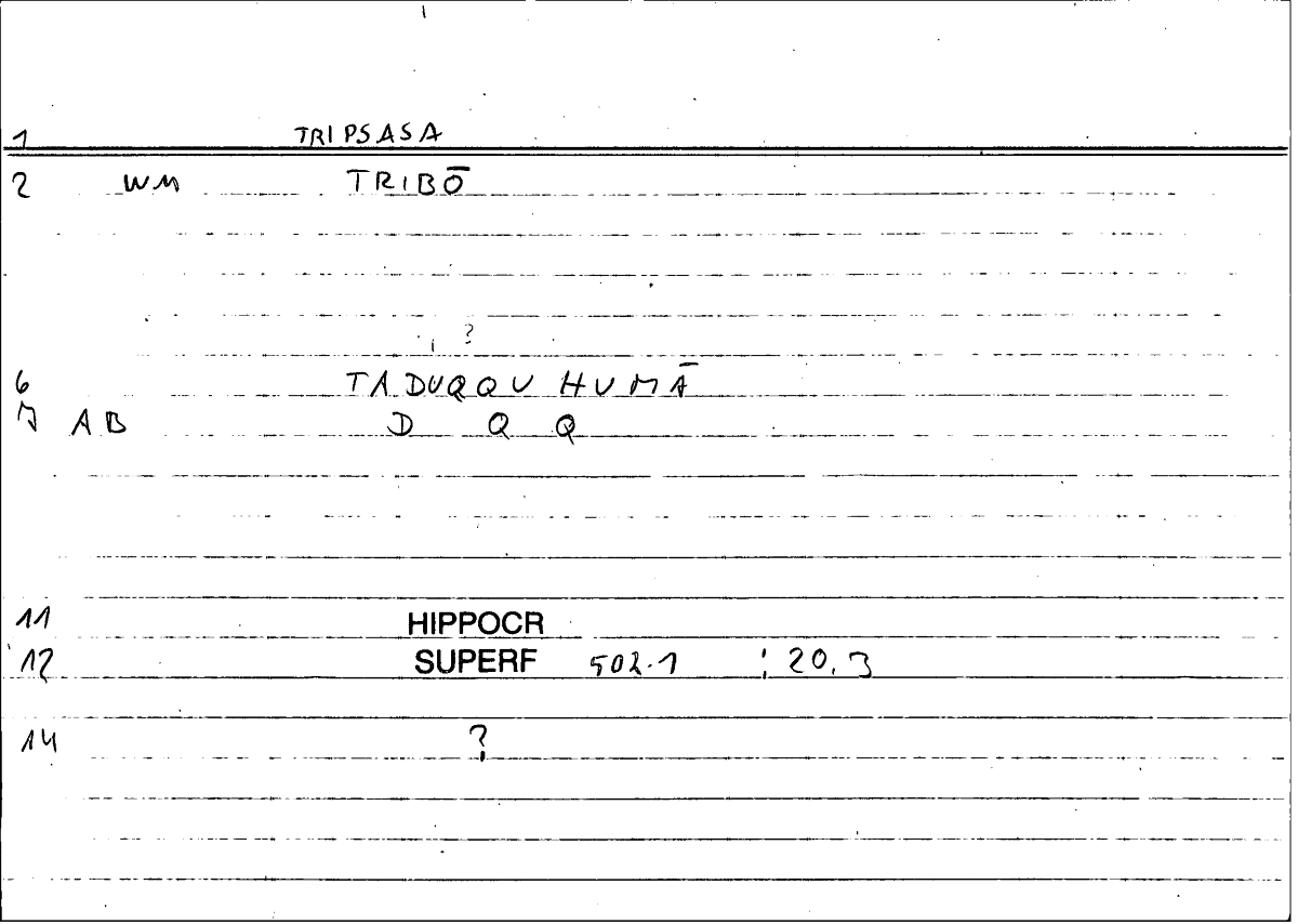 Filecard Hippocr.Superf.0226