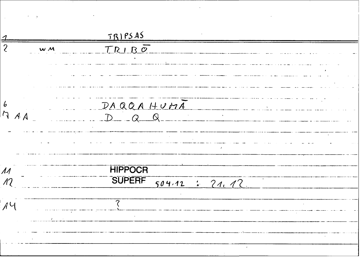 Filecard Hippocr.Superf.0228