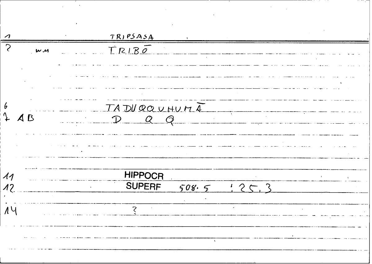 Filecard Hippocr.Superf.0231