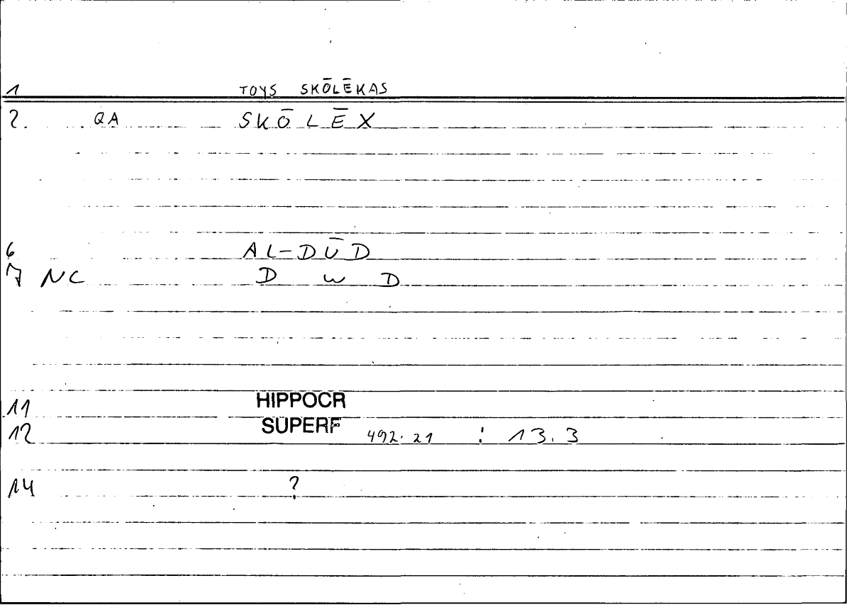 Filecard Hippocr.Superf.0246