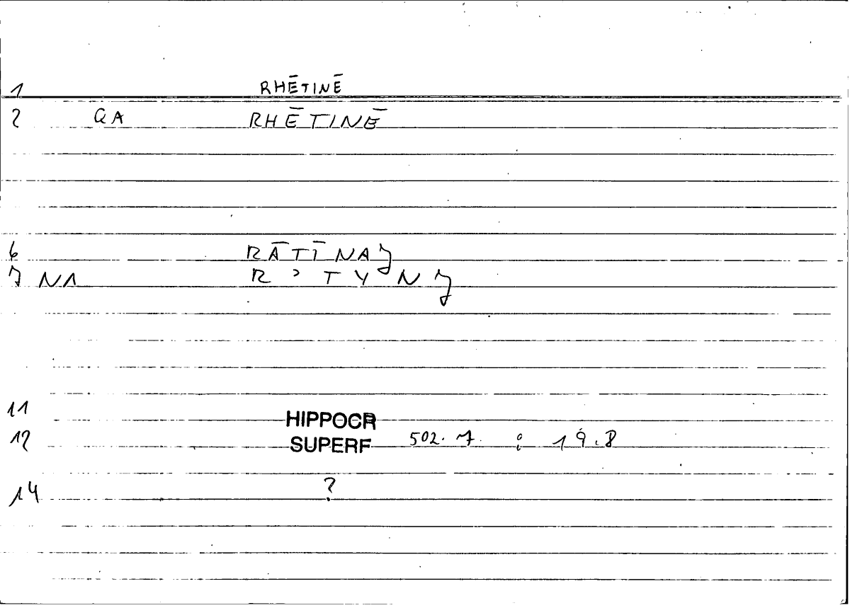 Filecard Hippocr.Superf.0277