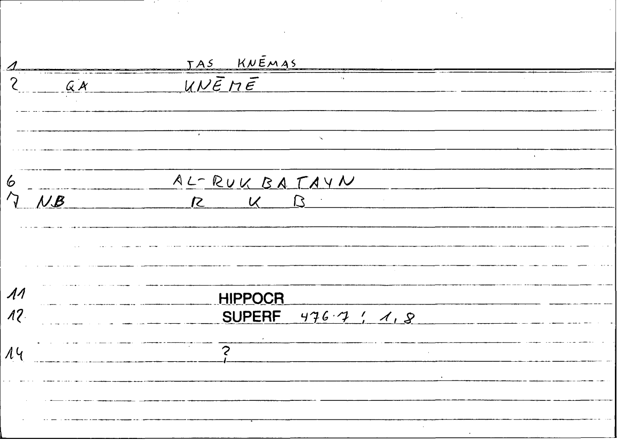 Filecard Hippocr.Superf.0319