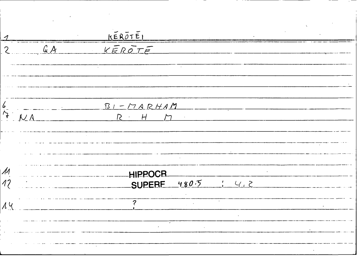 Filecard Hippocr.Superf.0322