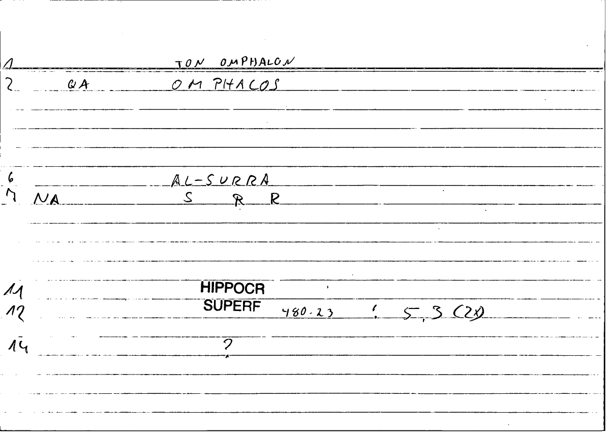 Filecard Hippocr.Superf.0364