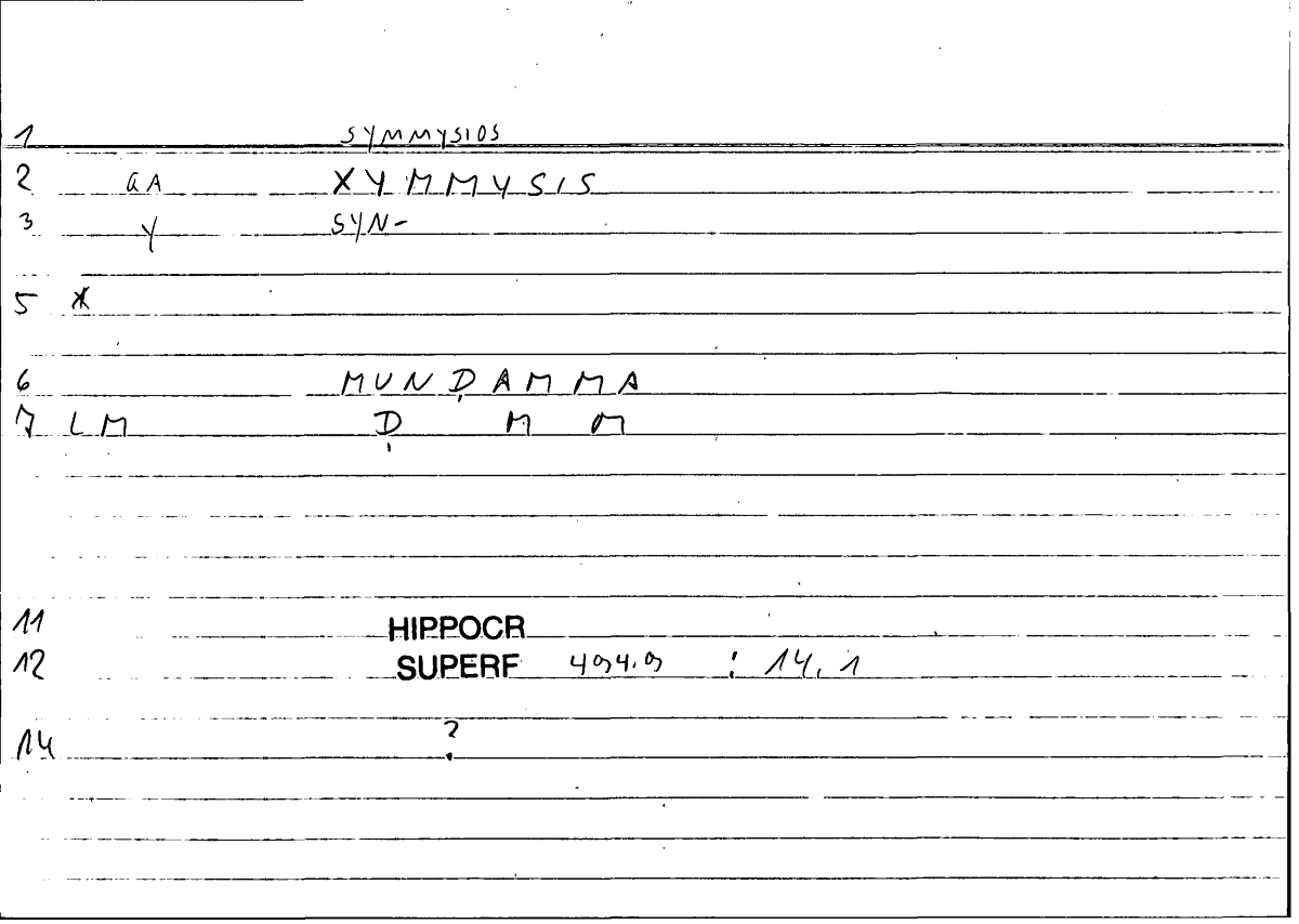 Filecard Hippocr.Superf.0507