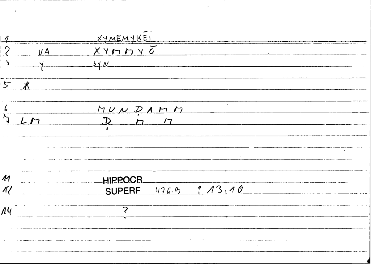 Filecard Hippocr.Superf.0508