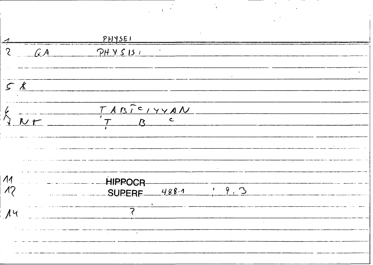 Filecard Hippocr.Superf.0515