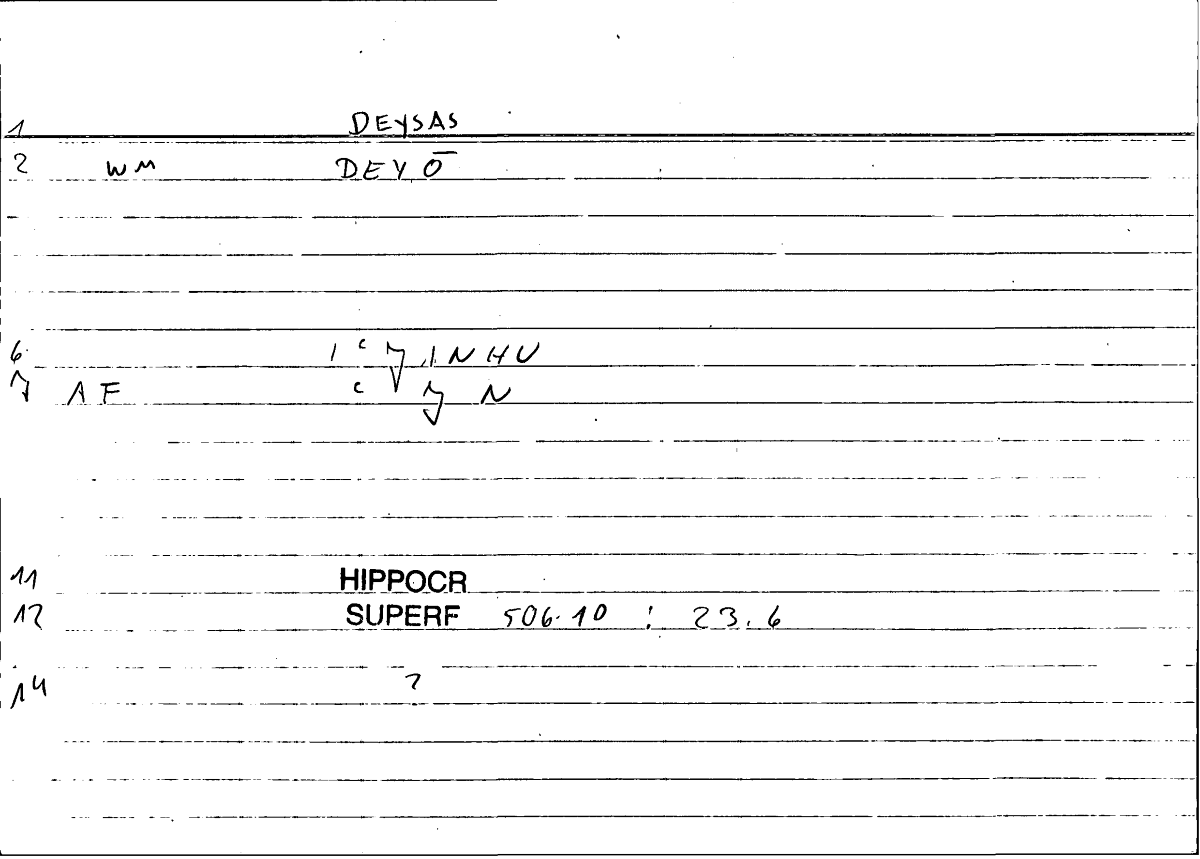 Filecard Hippocr.Superf.0549