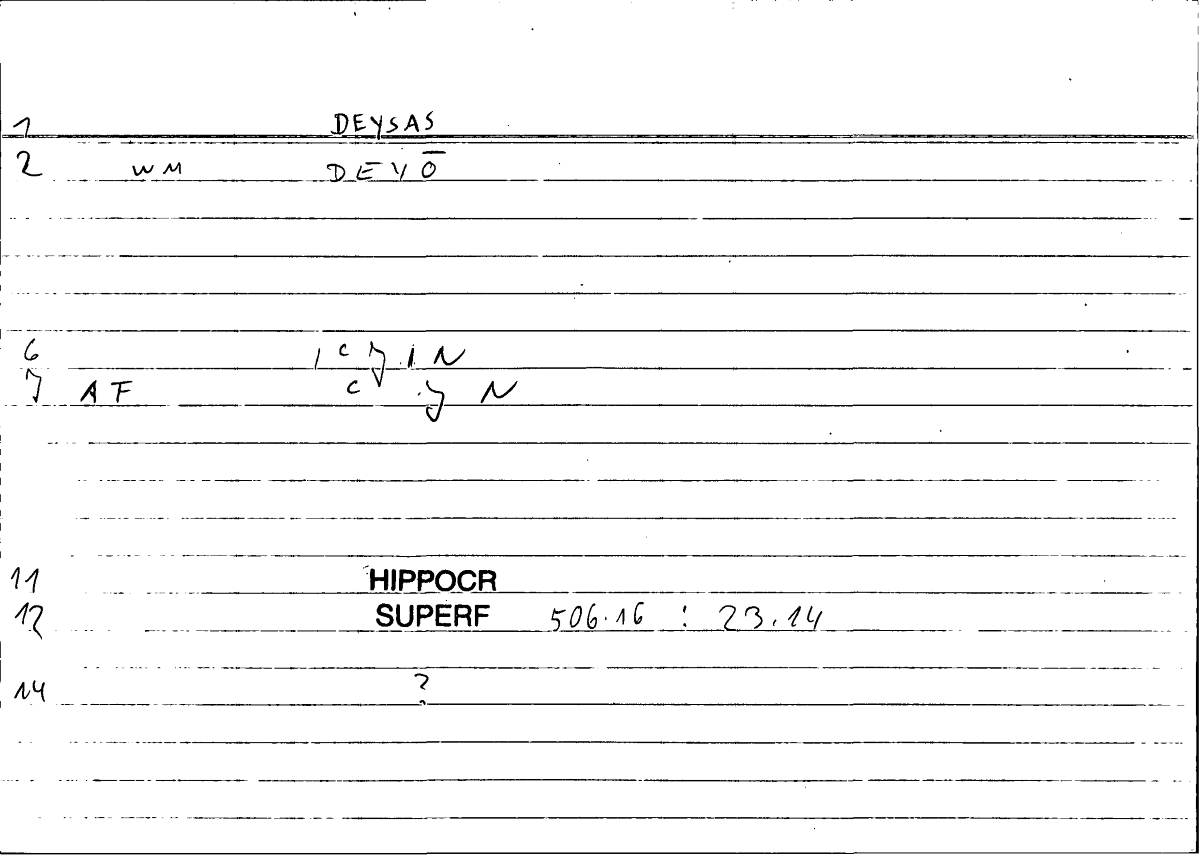 Filecard Hippocr.Superf.0550