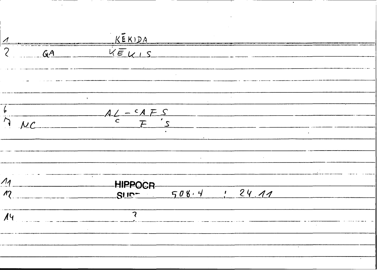 Filecard Hippocr.Superf.0587