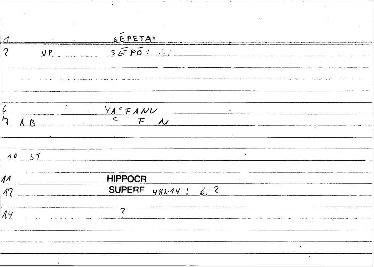 Filecard Hippocr.Superf.0589