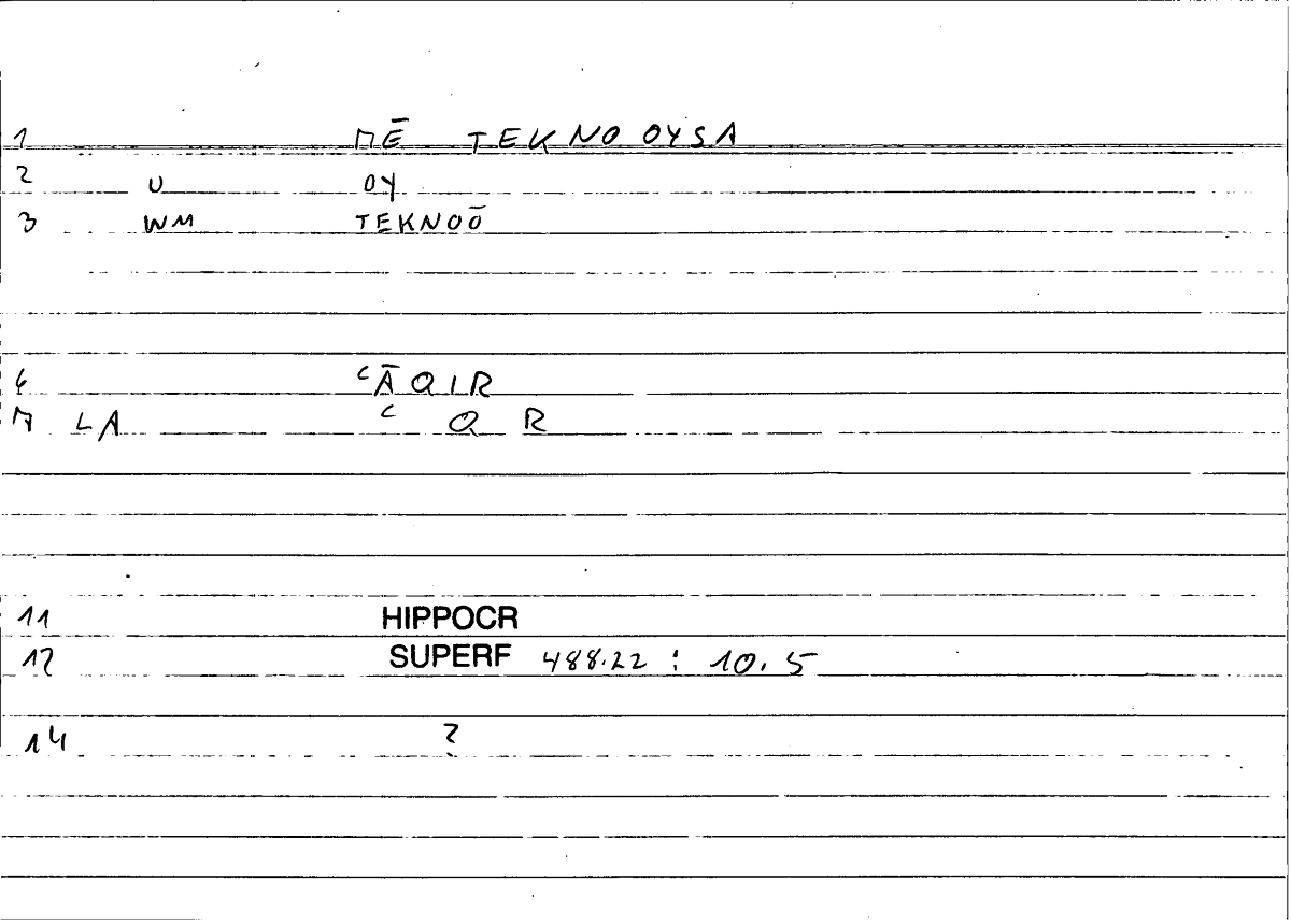 Filecard Hippocr.Superf.0591