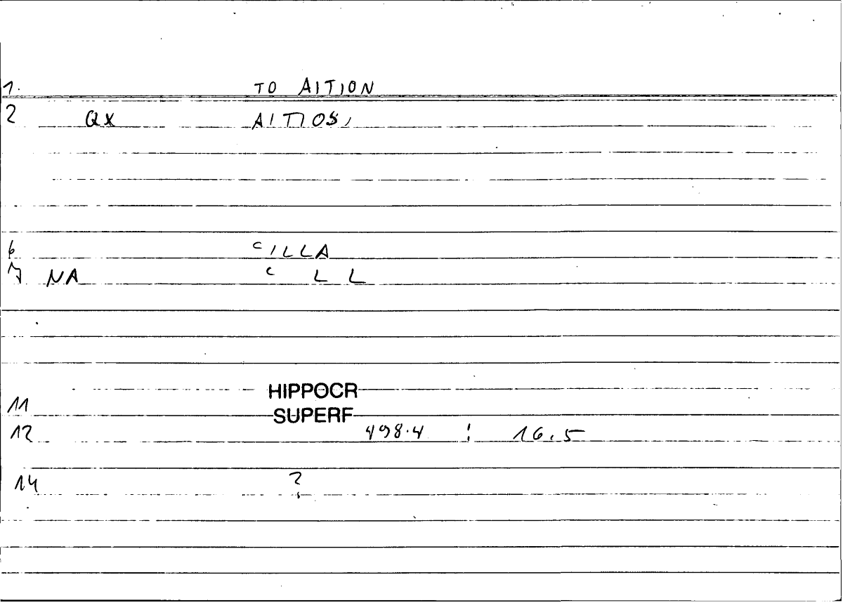 Filecard Hippocr.Superf.0594
