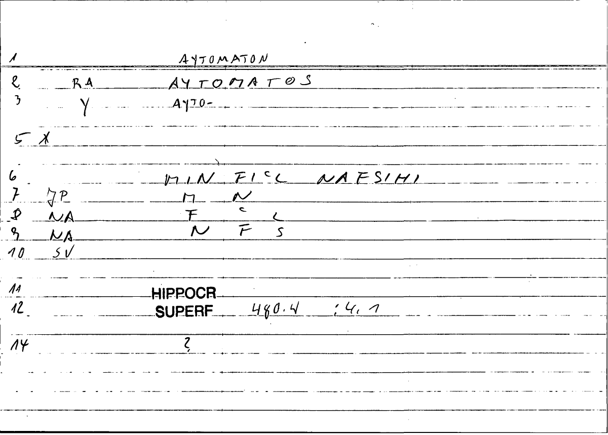 Filecard Hippocr.Superf.0676