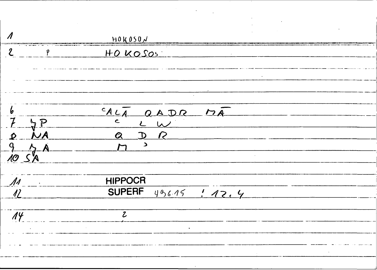 Filecard Hippocr.Superf.0717