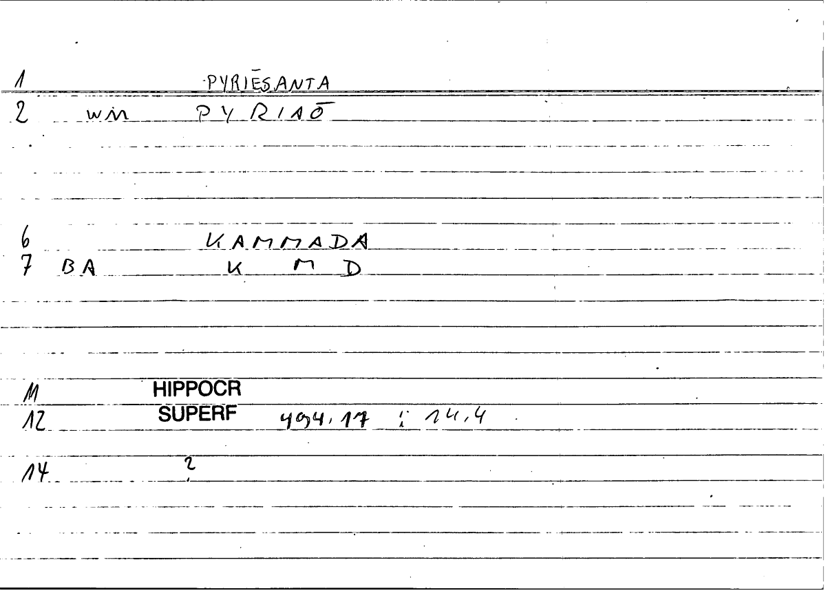 Filecard Hippocr.Superf.0855