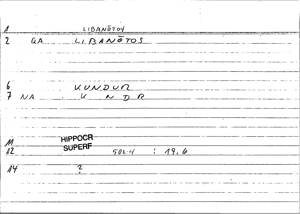 Filecard Hippocr.Superf.0871