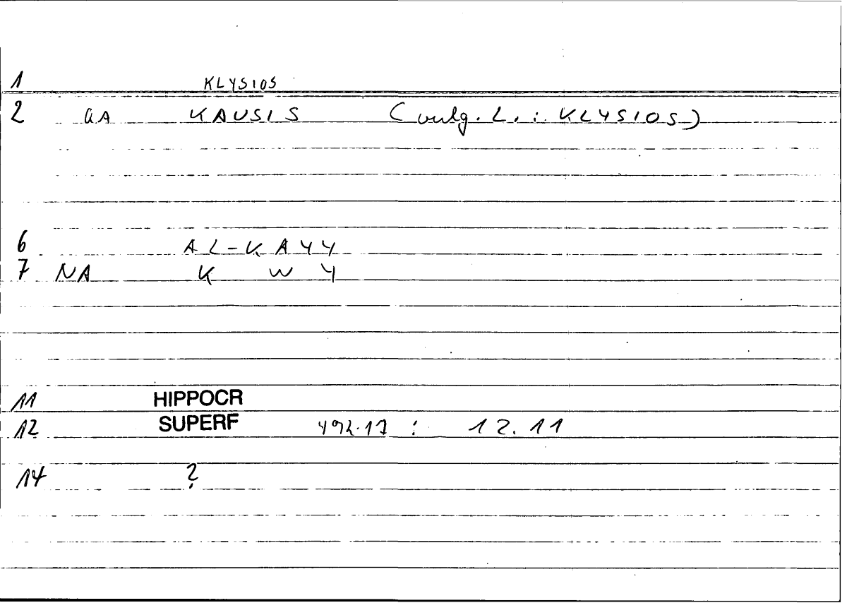 Filecard Hippocr.Superf.0874