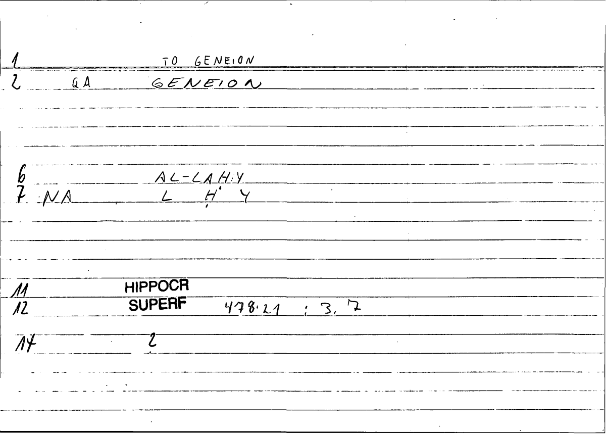 Filecard Hippocr.Superf.0880