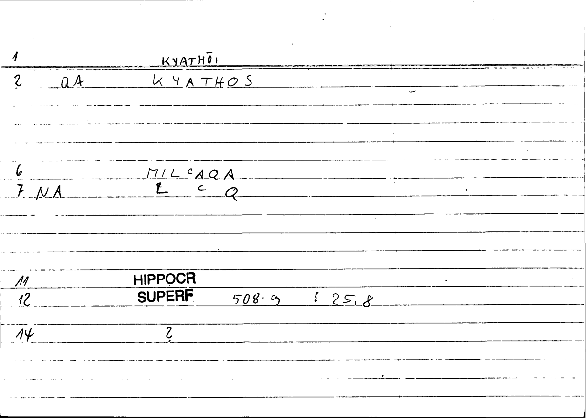 Filecard Hippocr.Superf.0887