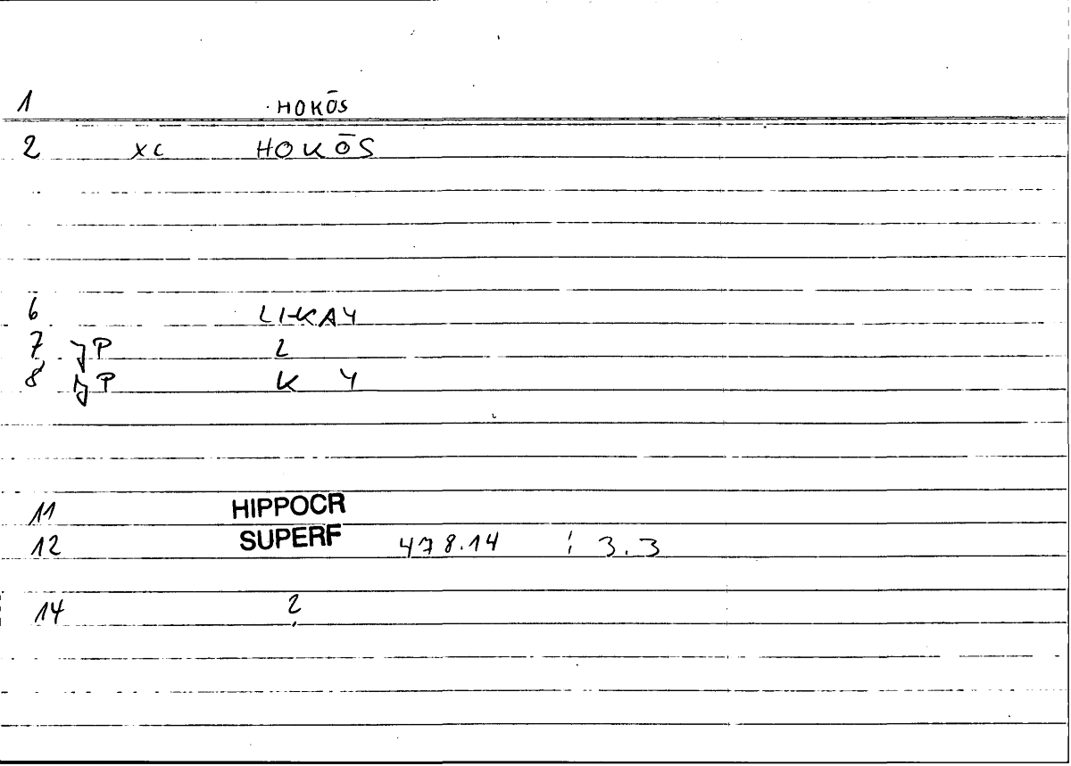 Filecard Hippocr.Superf.0892