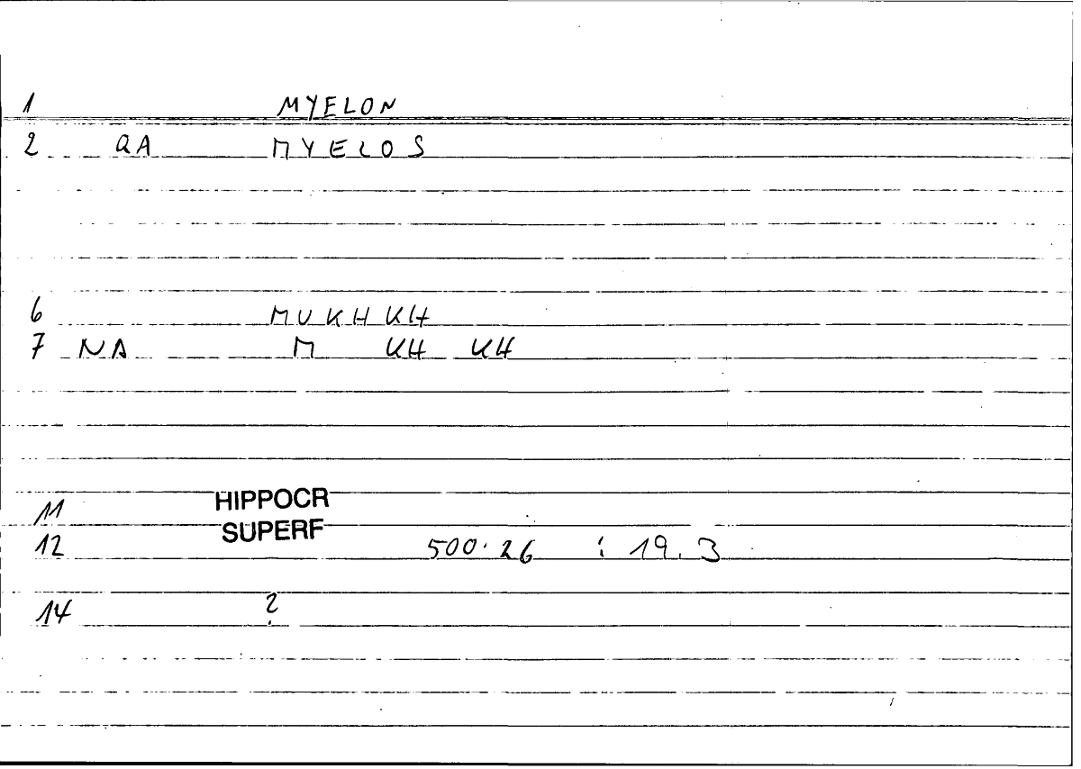 Filecard Hippocr.Superf.0916