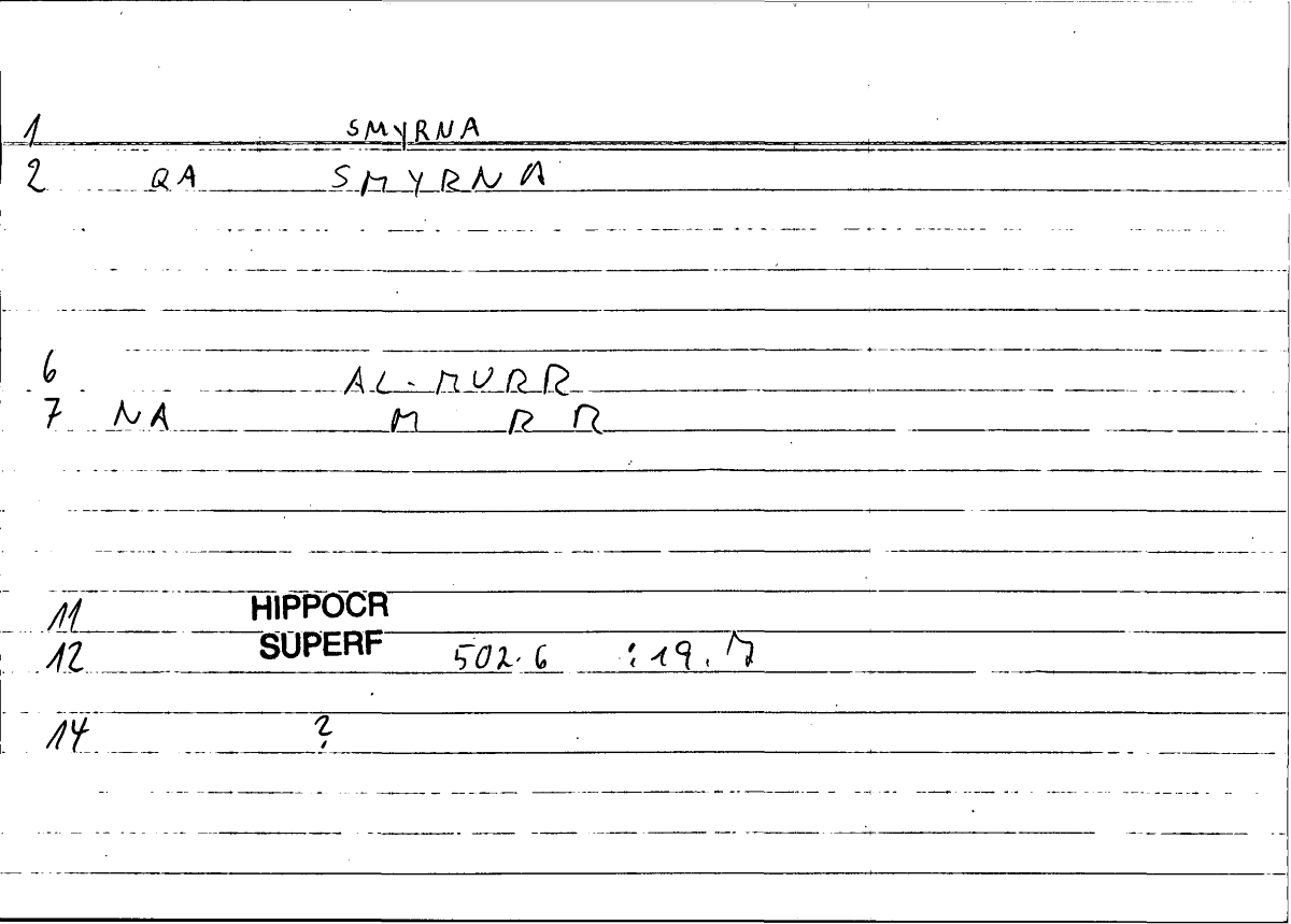 Filecard Hippocr.Superf.0922