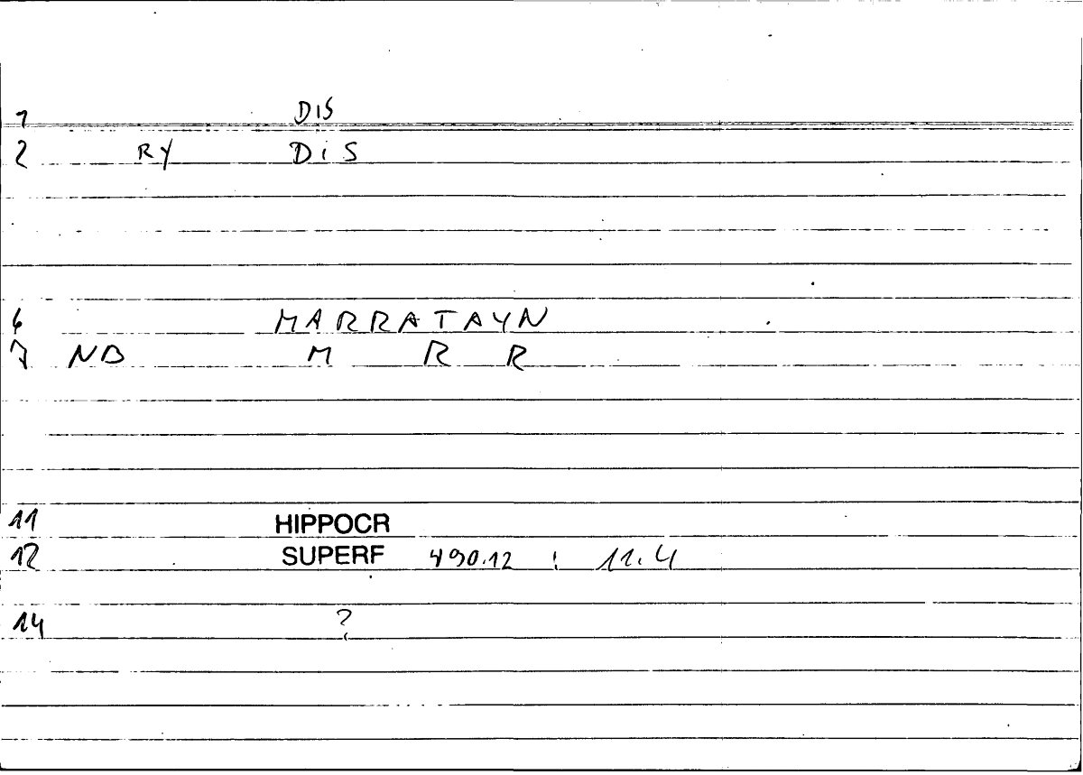 Filecard Hippocr.Superf.0927