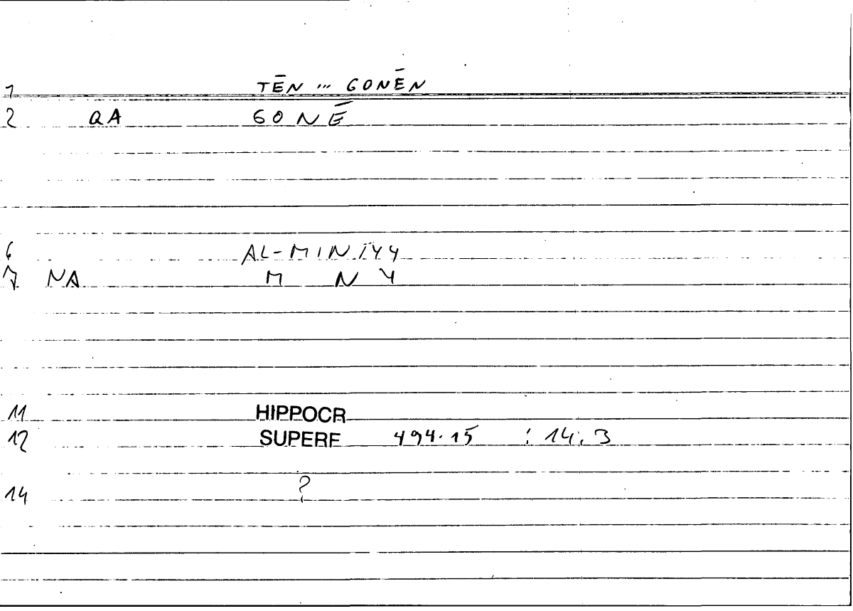 Filecard Hippocr.Superf.0951