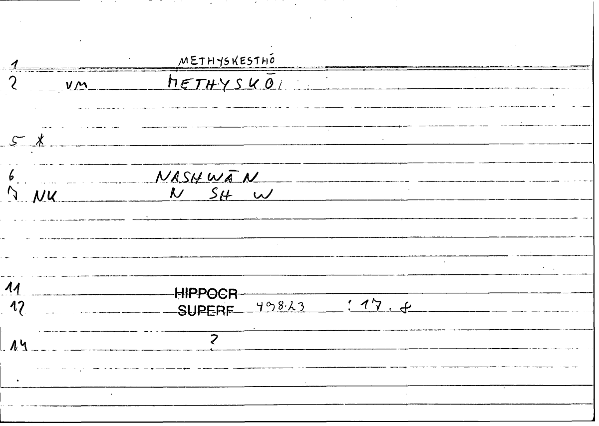 Filecard Hippocr.Superf.0997