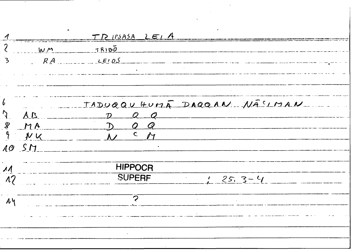 Filecard Hippocr.Superf.1005