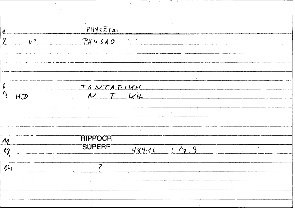 Filecard Hippocr.Superf.1012
