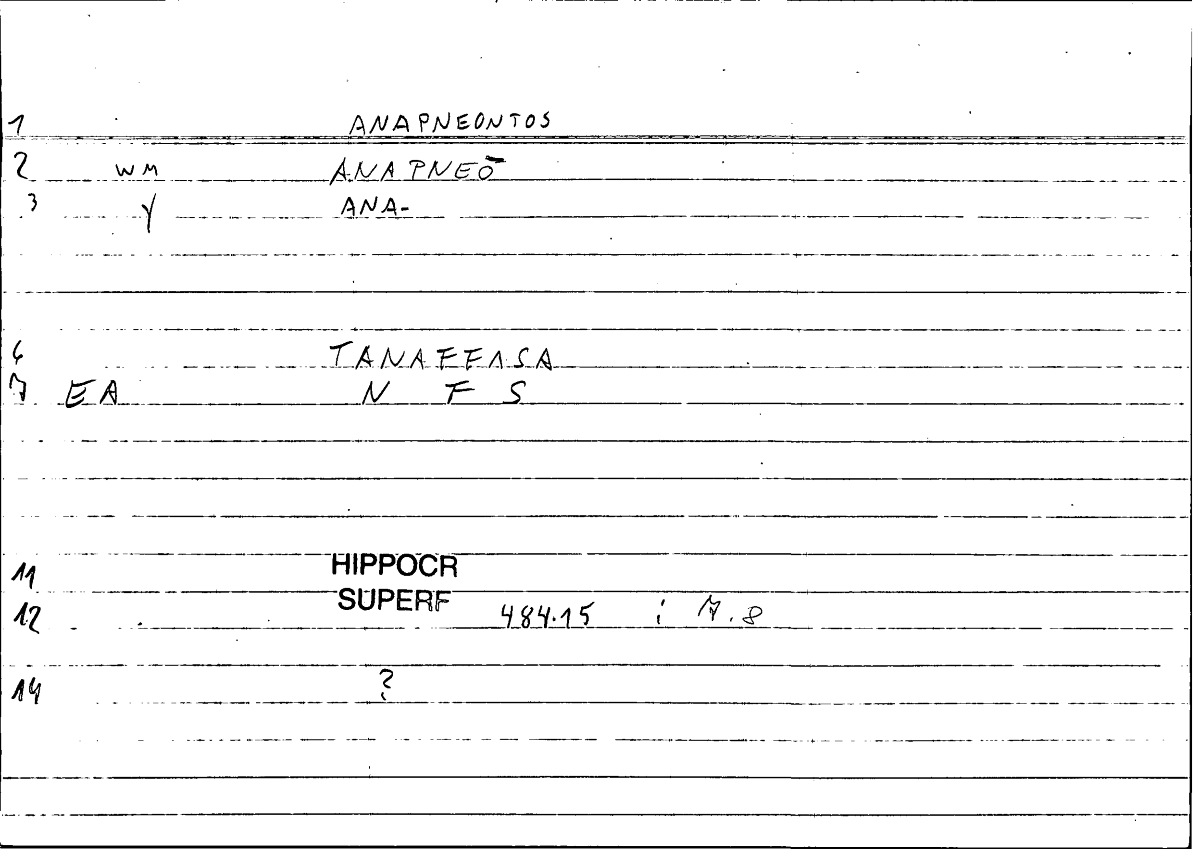 Filecard Hippocr.Superf.1014