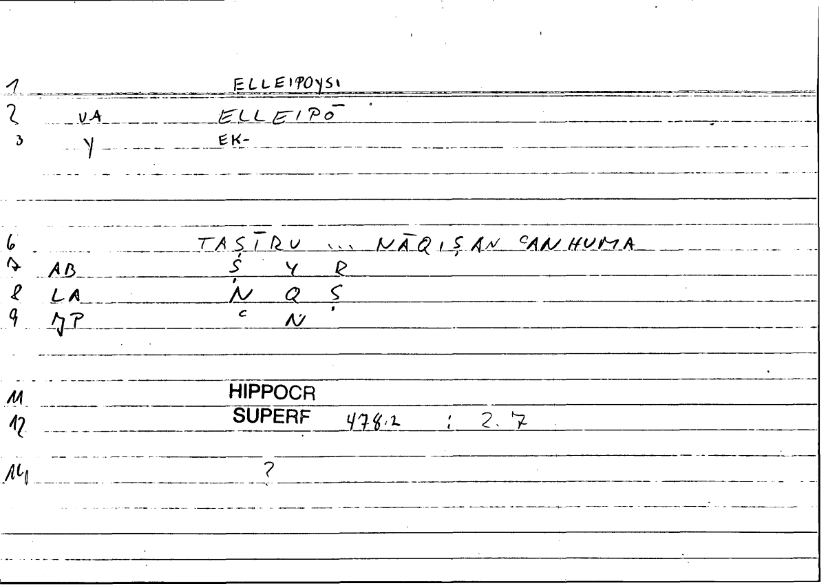 Filecard Hippocr.Superf.1019