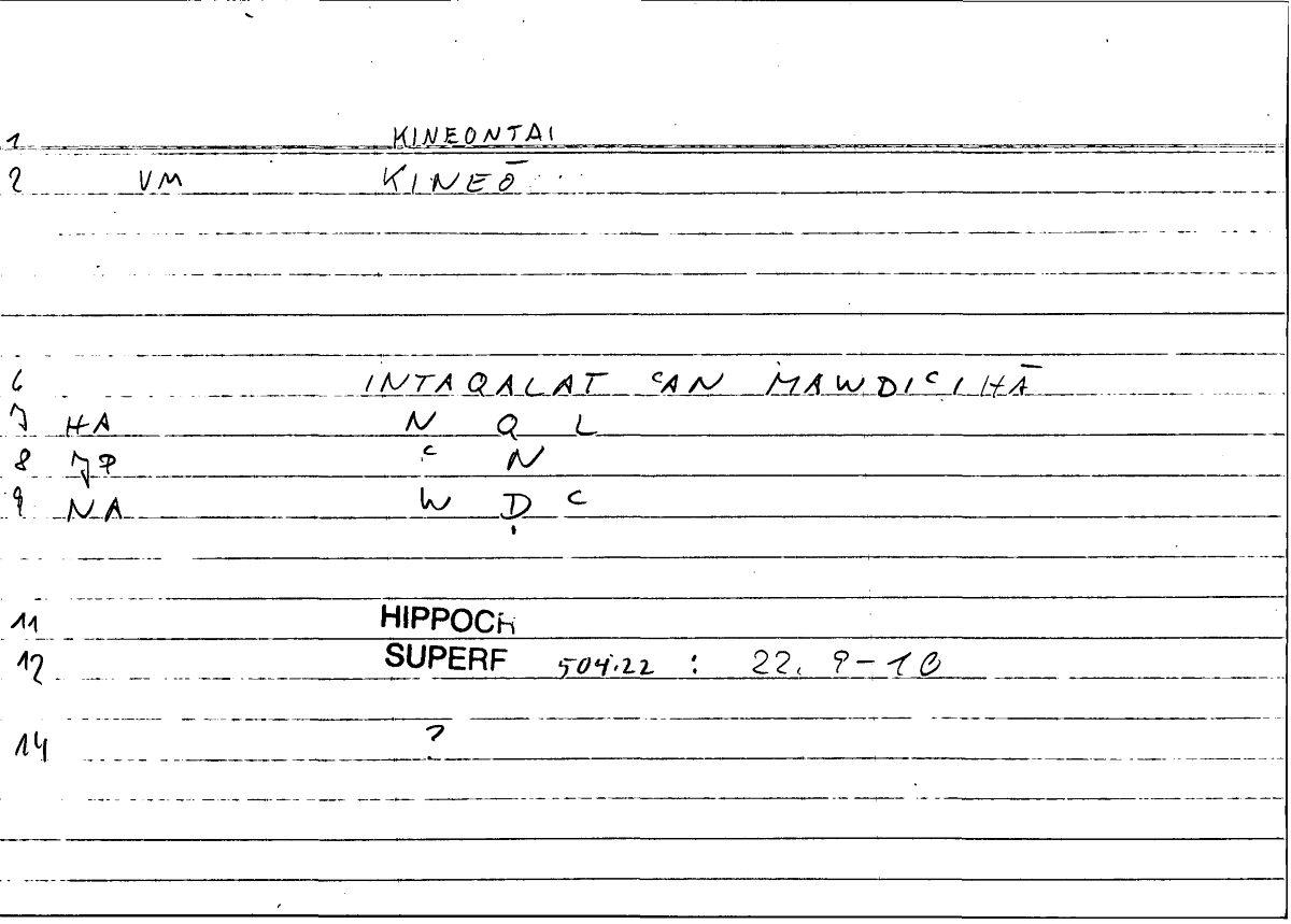 Filecard Hippocr.Superf.1021