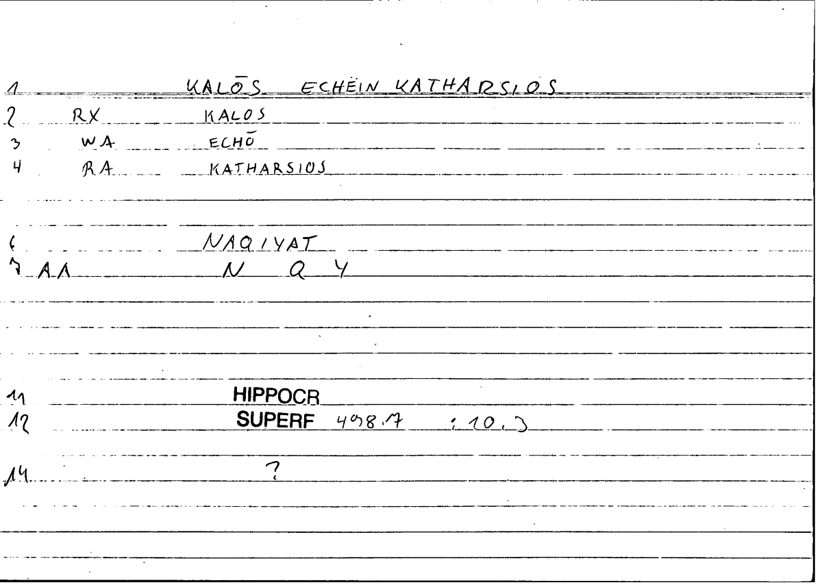 Filecard Hippocr.Superf.1022