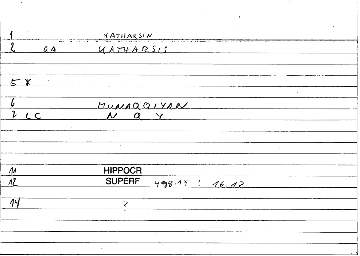 Filecard Hippocr.Superf.1034