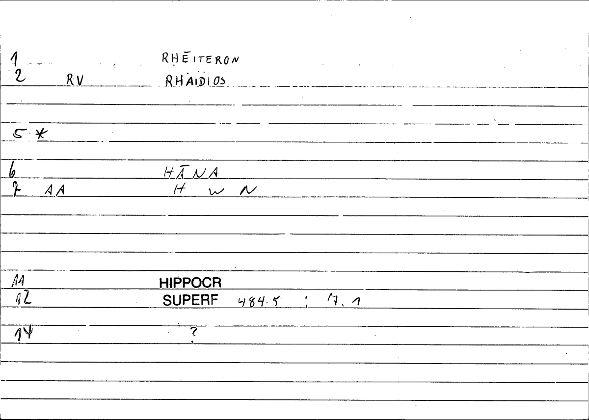 Filecard Hippocr.Superf.1043
