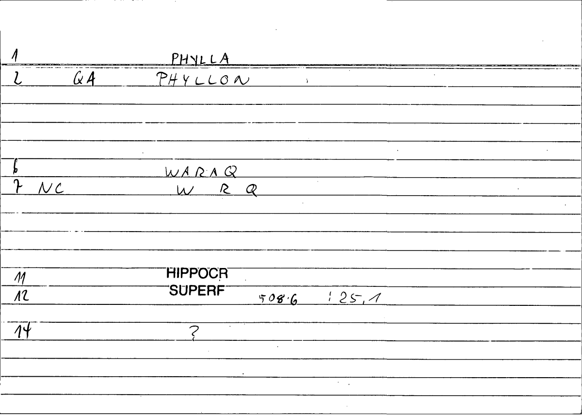 Filecard Hippocr.Superf.1065