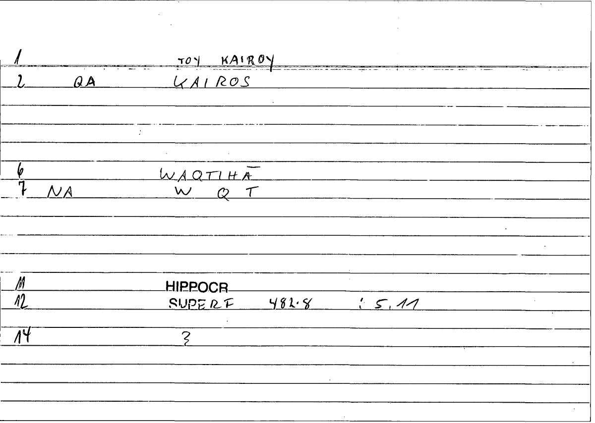 Filecard Hippocr.Superf.1079