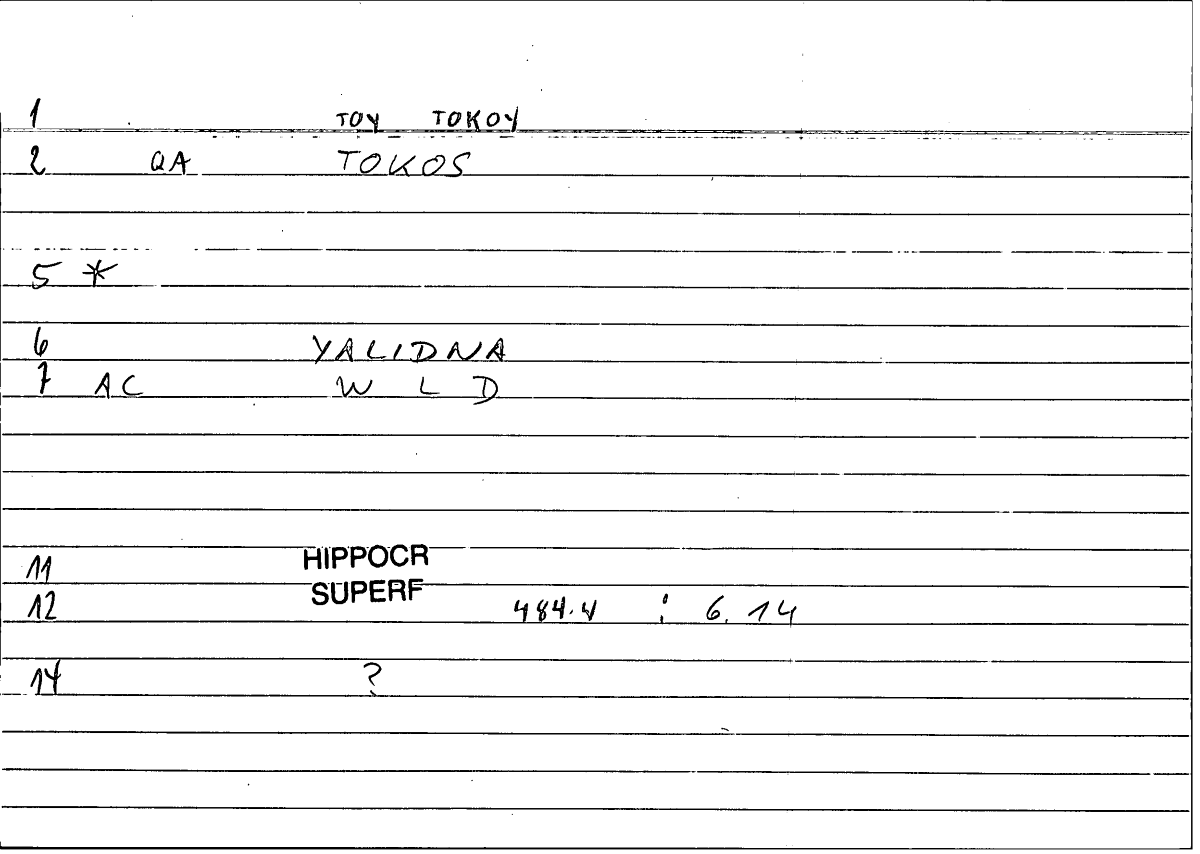 Filecard Hippocr.Superf.1085