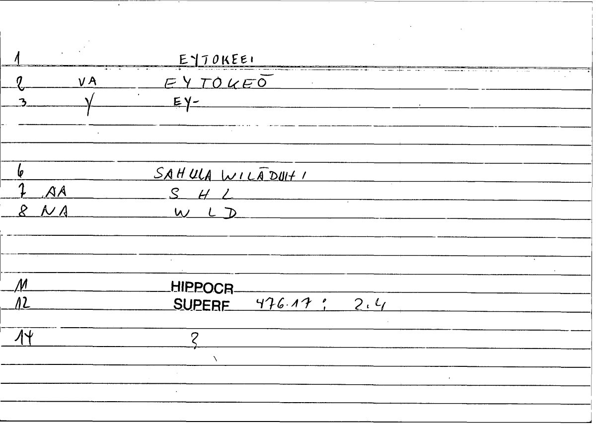 Filecard Hippocr.Superf.1095