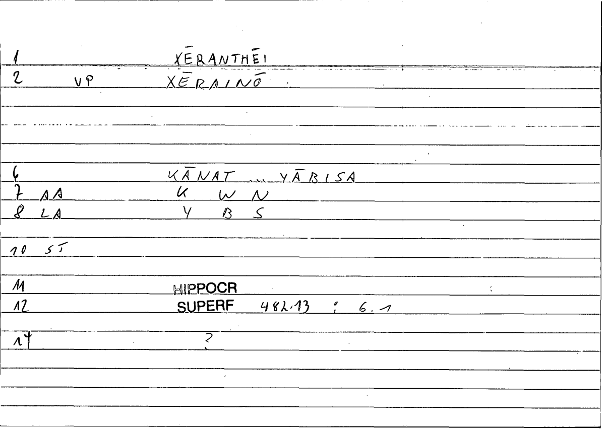 Filecard Hippocr.Superf.1103